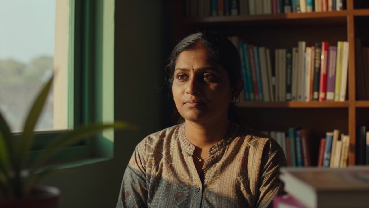 Librarian Portrait Green Window Light Bathinda in in Bathinda