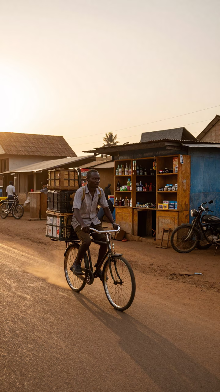 Life 1980s in Nairobi at Golden Hour in in Nairobi, Kenya