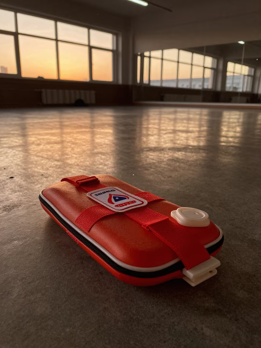 Lifeguard Patch Kit Amber Light Spin Studio in inside a spin studio under class lights in Shymkent