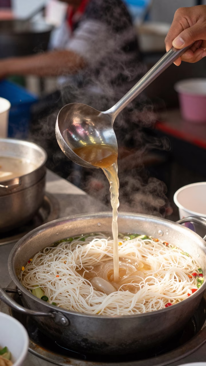 Lifting Broth in Chiang Mai in in Chiang Mai, Thailand