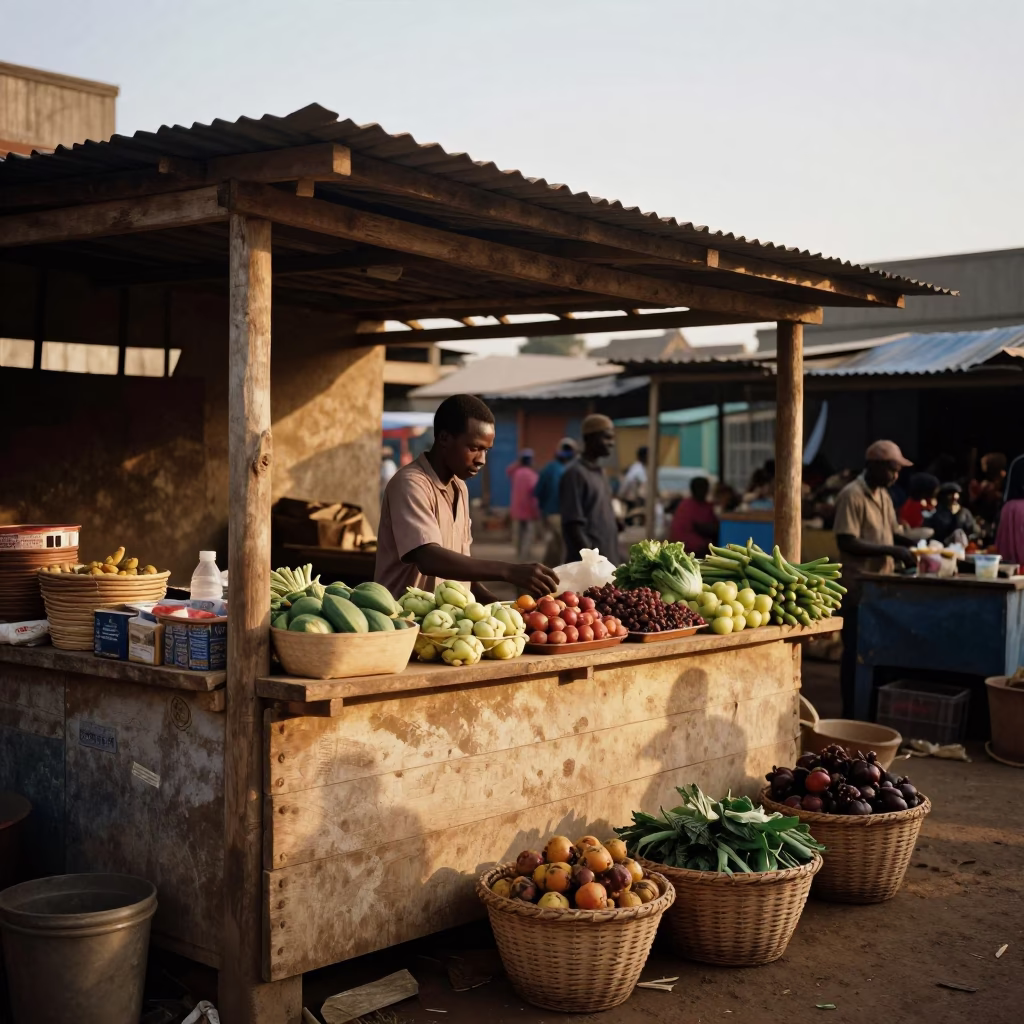Light at Golden Hour in Accra in in Accra, Ghana