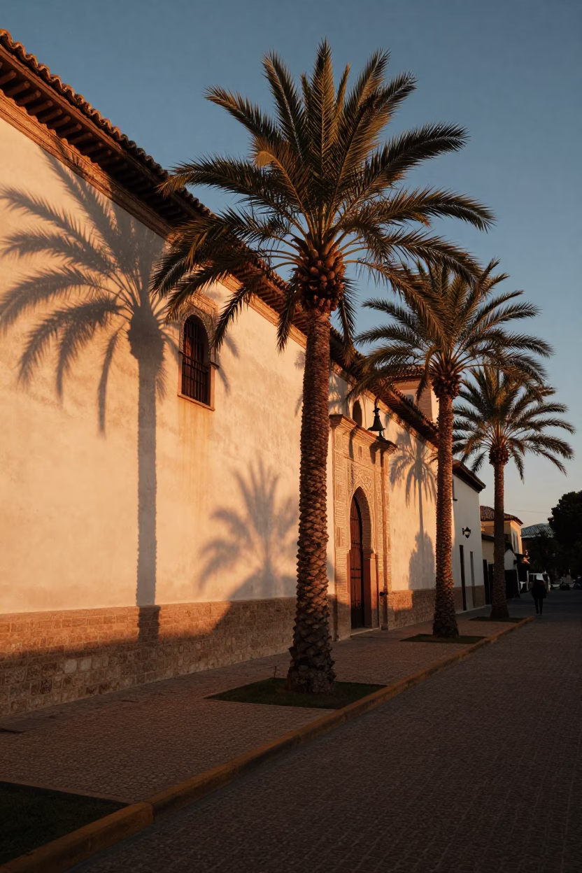 Light at Golden Hour in Granada in in Granada, Spain