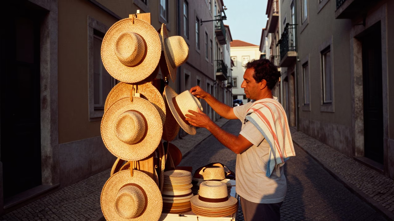 Light at Golden Hour in Lisbon in in Lisbon, Portugal