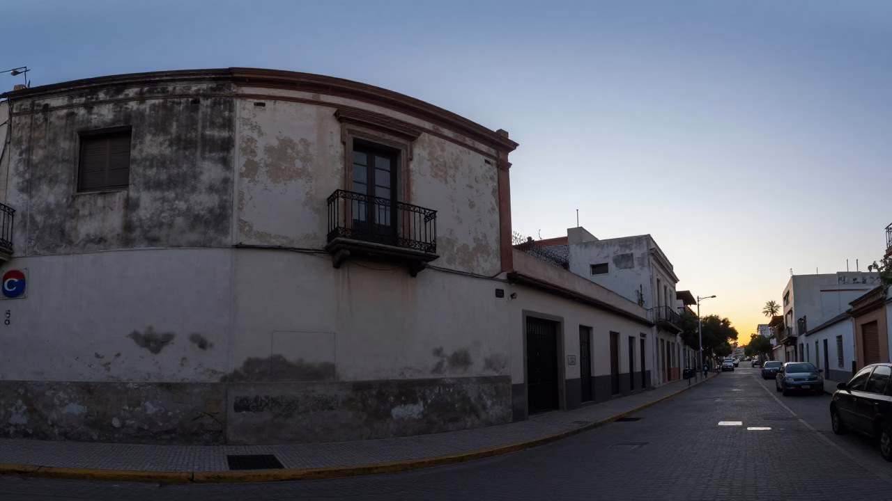 Light Dawn in Buenos Aires at First Light Of Dawn in in Buenos Aires, Argentina