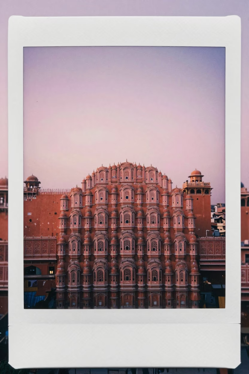 Light Dawn in Jaipur at First Light Of Dawn in in Jaipur, India
