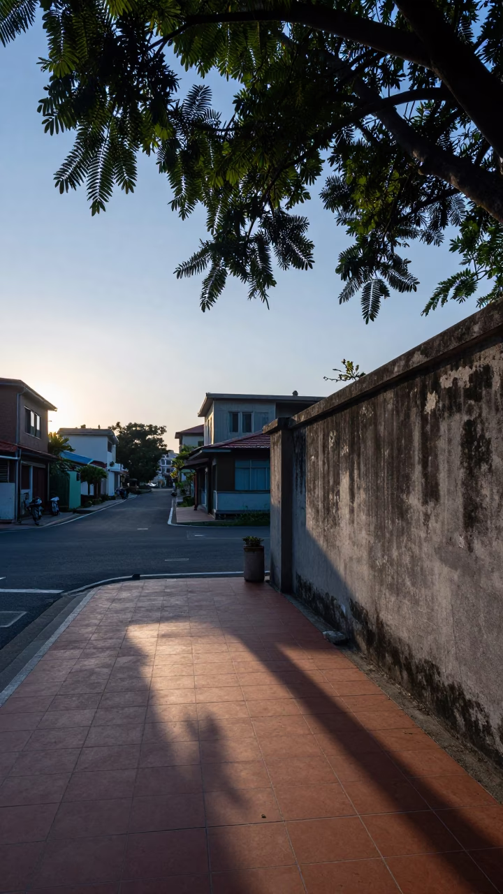 Light Dawn in Kaohsiung at First Light Of Dawn in in Kaohsiung, Taiwan