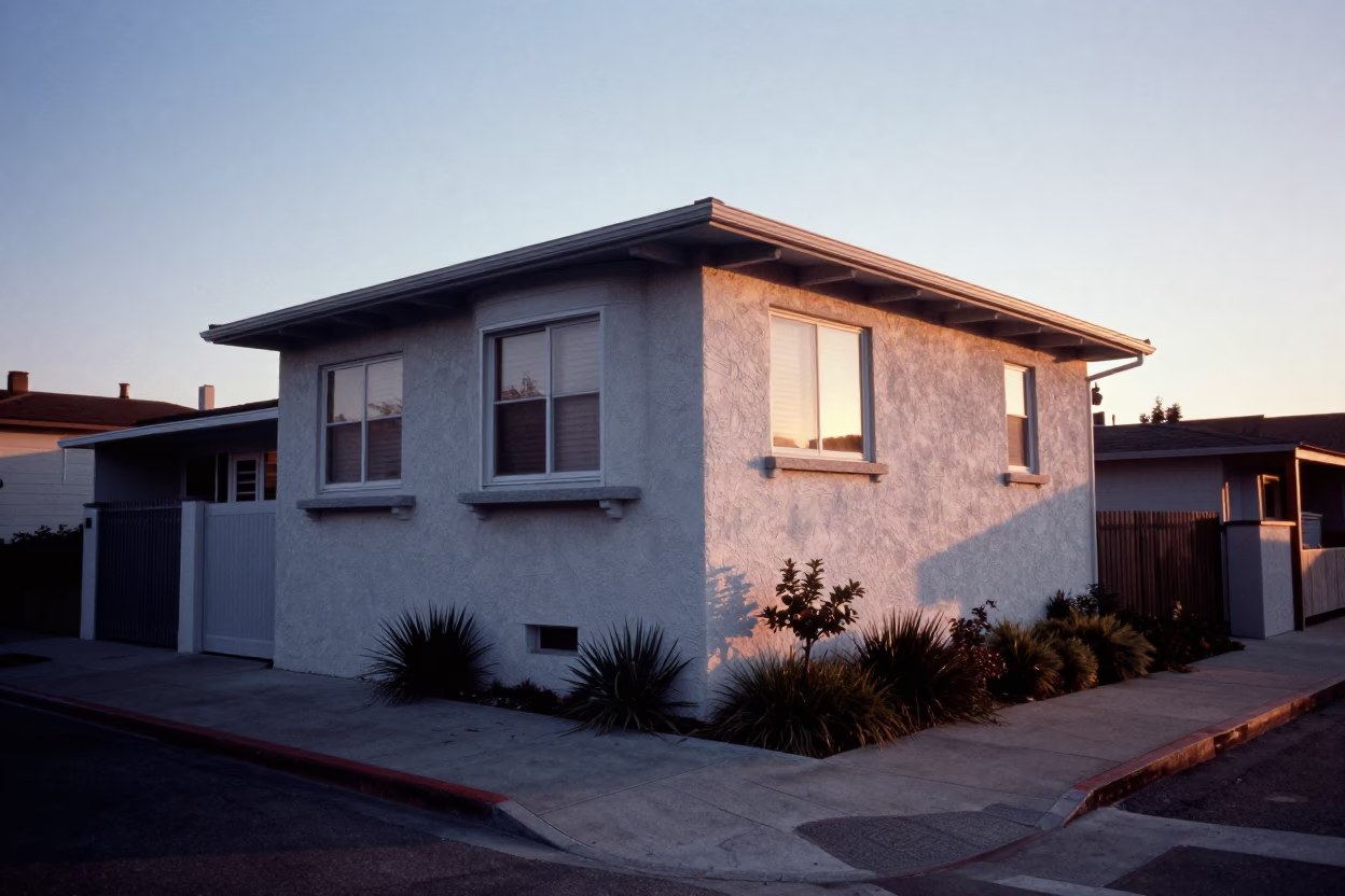 Light Dawn in Los Angeles at First Light Of Dawn in in Los Angeles, California, United States