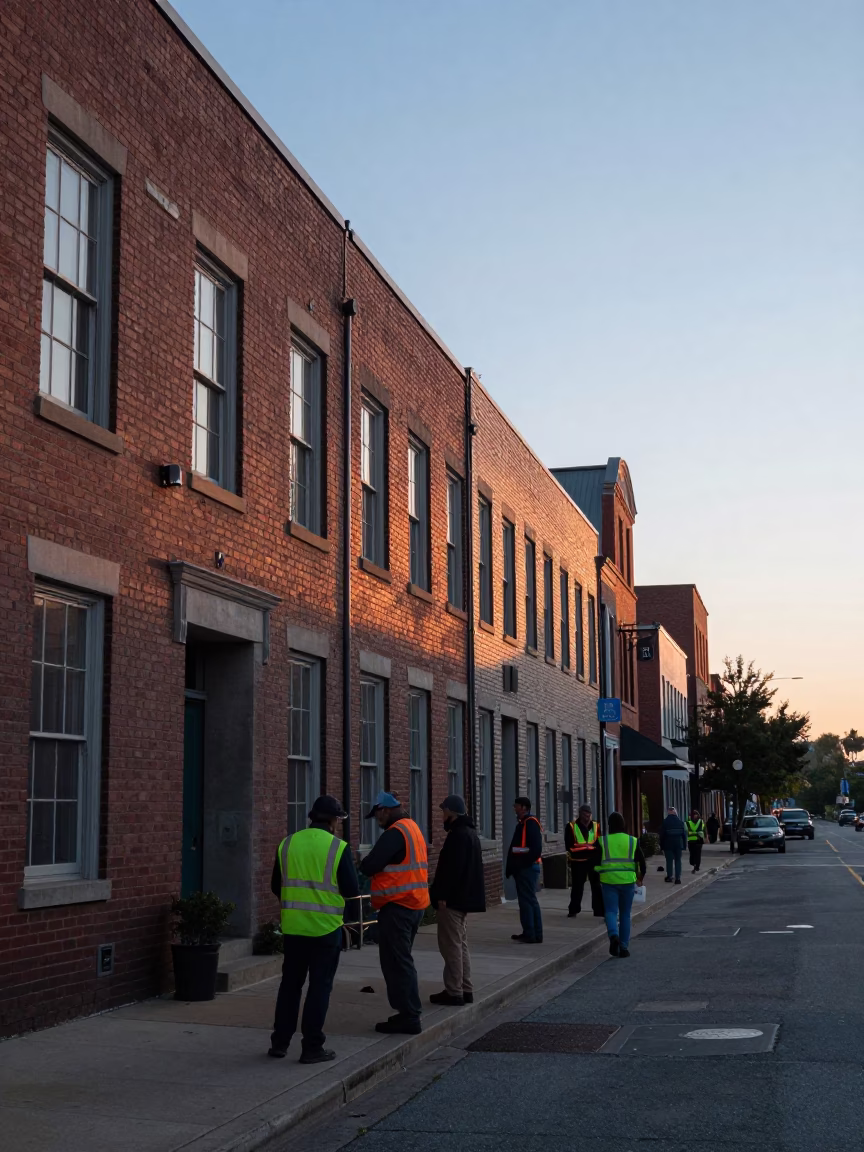 Light Dawn in Nashville at First Light Of Dawn in in Nashville, Tennessee, United States