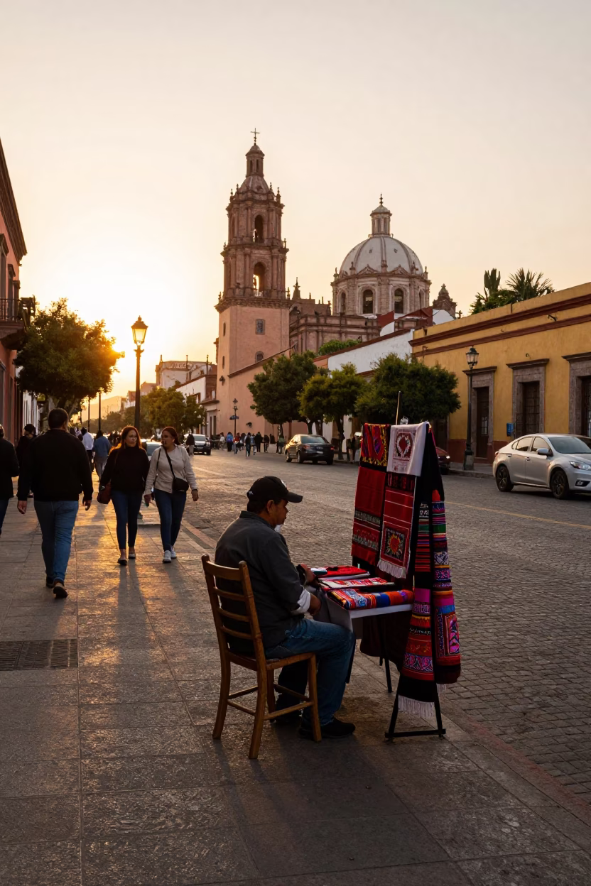 Light in Guadalajara at Golden Hour in in Guadalajara, Mexico