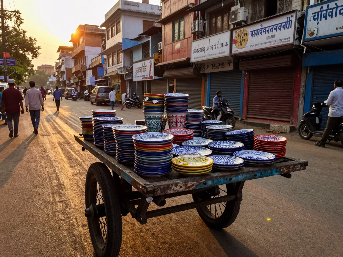 Light in Hyderabad at Golden Hour in in Hyderabad, India