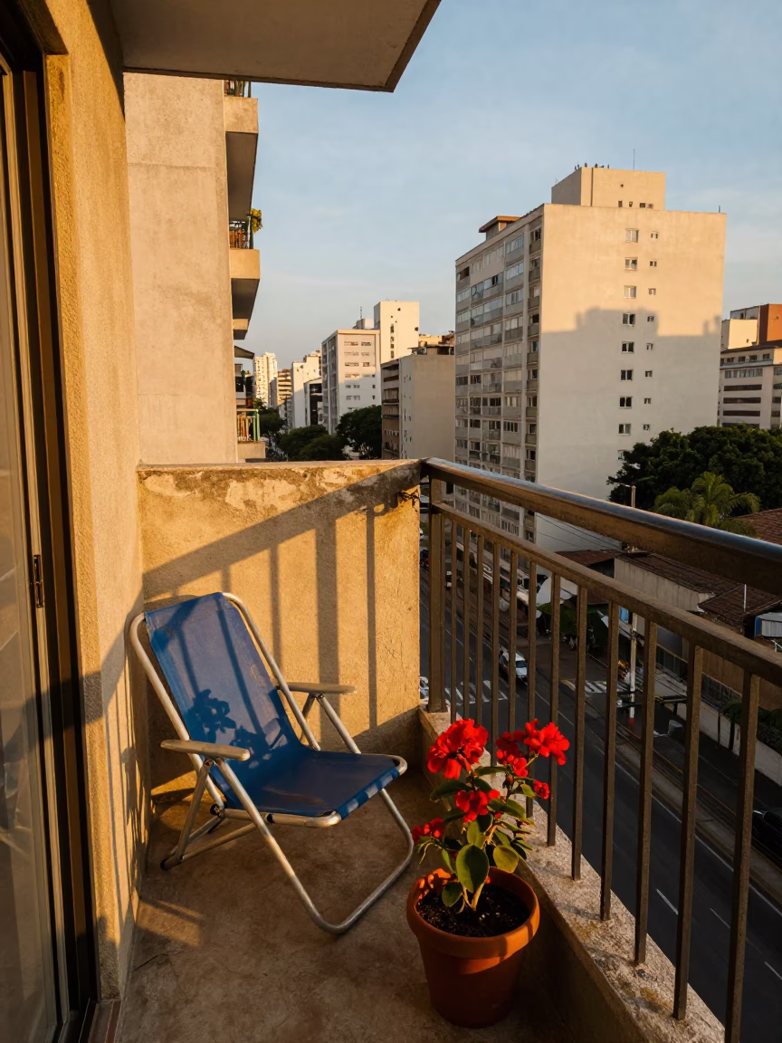 Light in São Paulo at Golden Hour in in São Paulo, Brazil