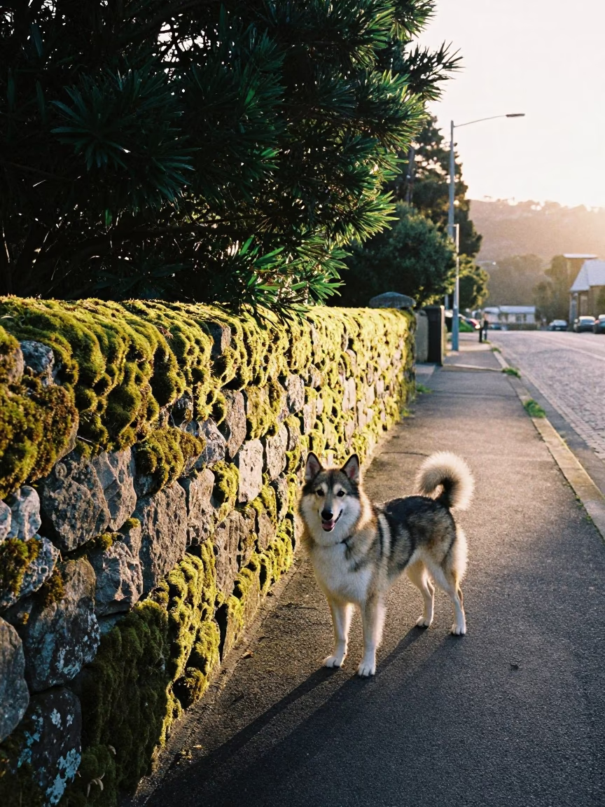 Light Morning in Hobart at As First Light Reaches The Scene in in Hobart, Tasmania, Australia