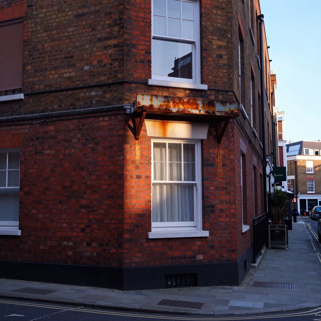 Light Morning in London at As First Light Reaches The Scene in in London, United Kingdom