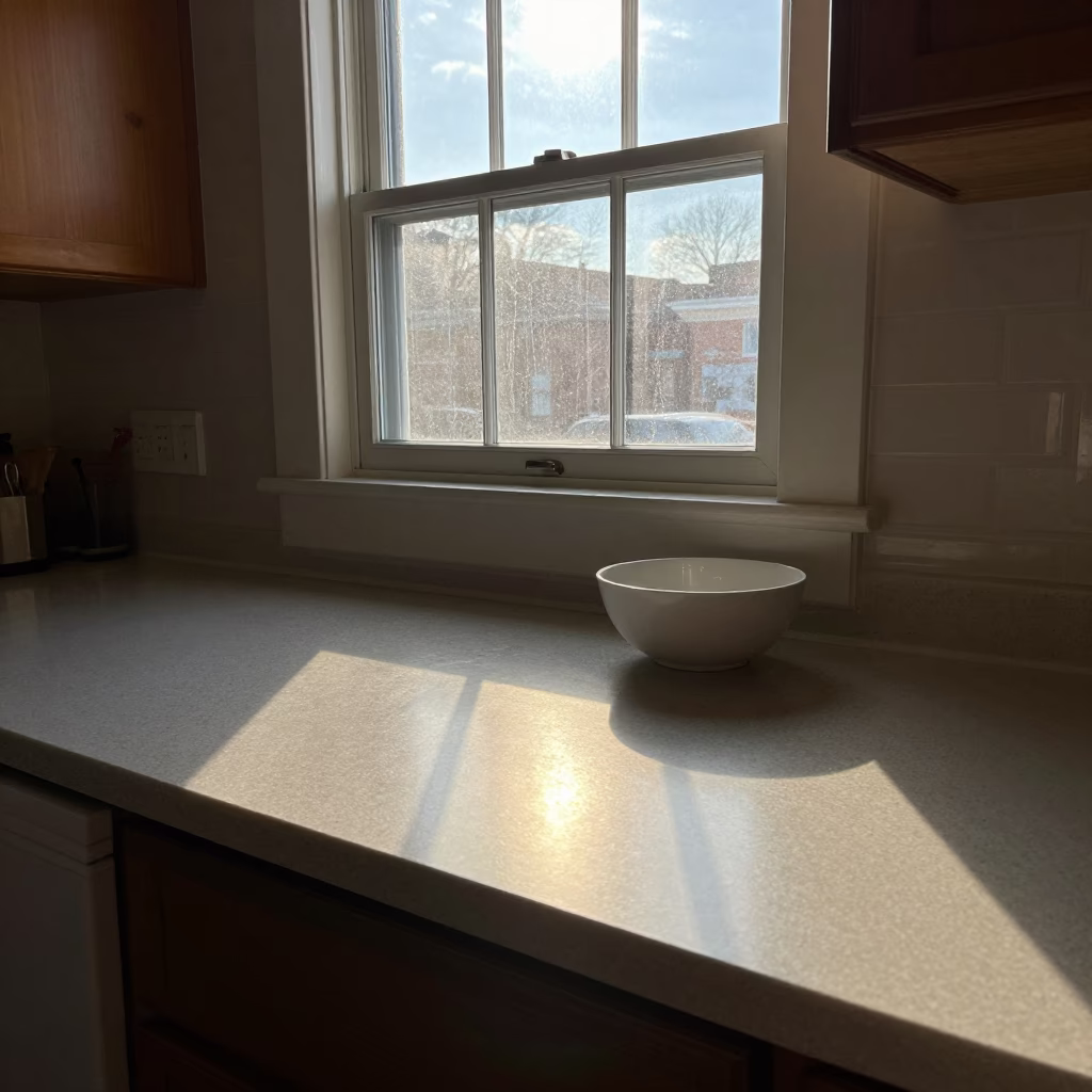 Light Reflecting in Nashville at Clear Late-afternoon Light in in Nashville, Tennessee, United States