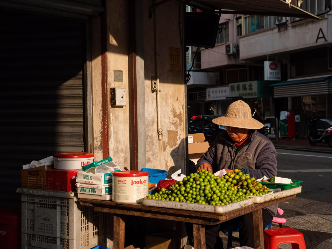 Light Spills at Golden Hour in Hong Kong in in Hong Kong, Hong Kong