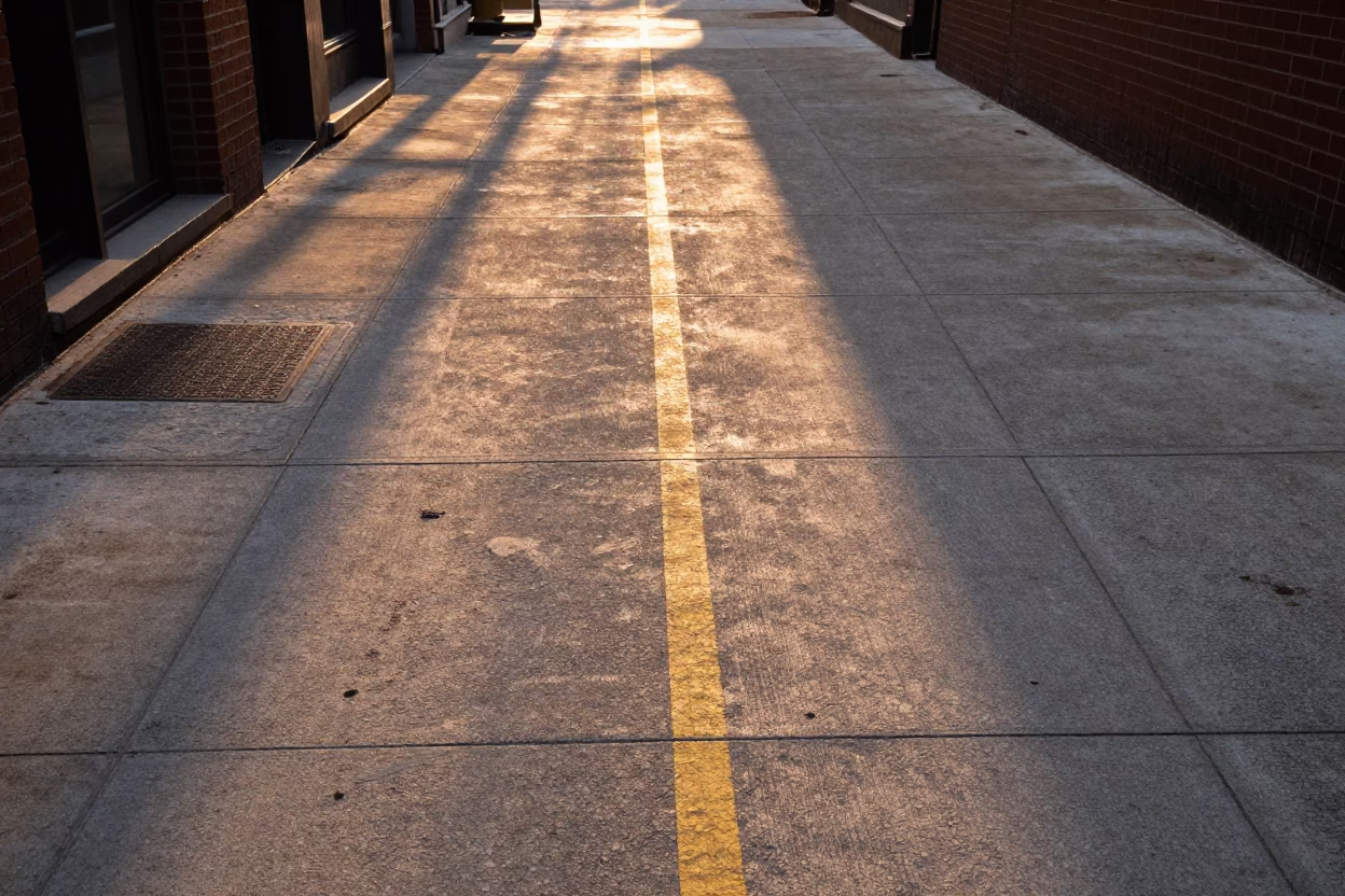 Light Stripes in Boston at Golden Hour in in Boston, Massachusetts, United States