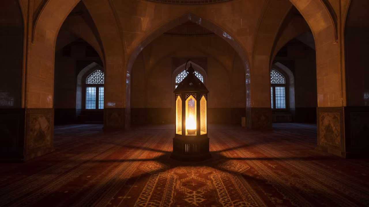 Lighthouse Lantern Room in Tashkent Prayer Hall in in a prayer hall near Tashkent