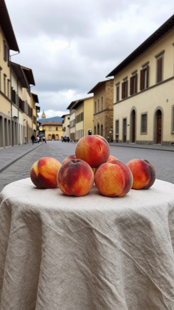 Linen in Florence at Midday Light in in Florence, Italy