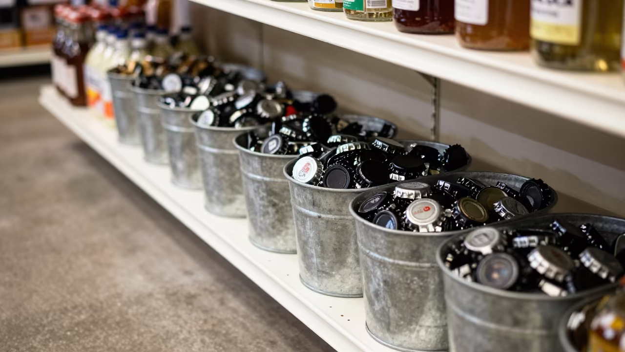 Liquor Cap Bin Reset Tarsus Store Noon in inside a storefront prepared for opening in Tarsus
