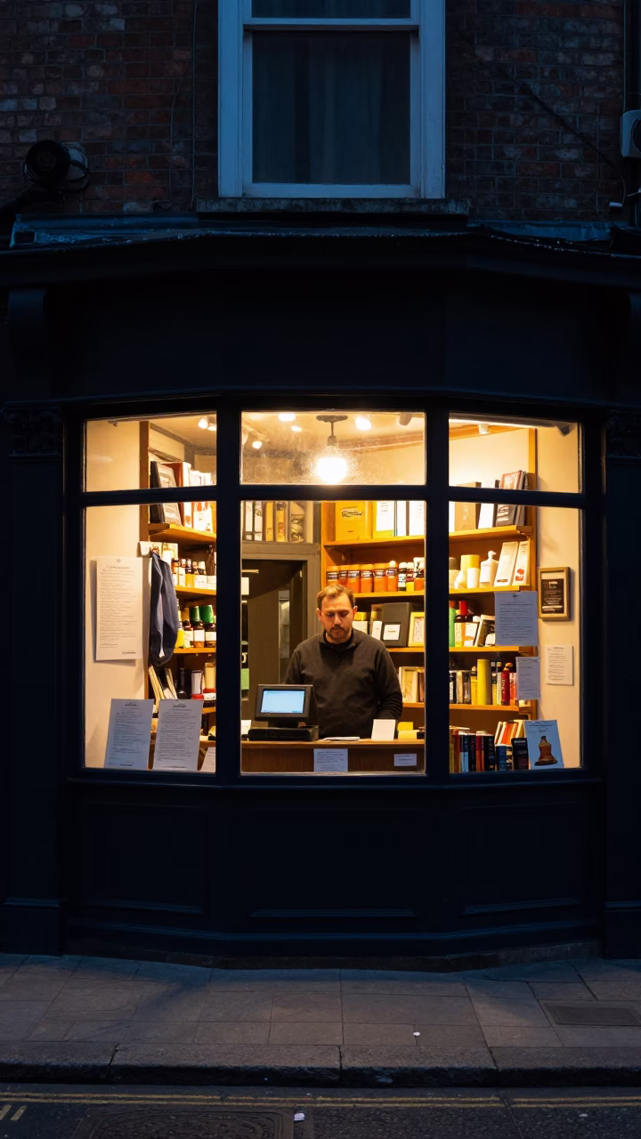Lit Counter in Dublin in in Dublin, Ireland