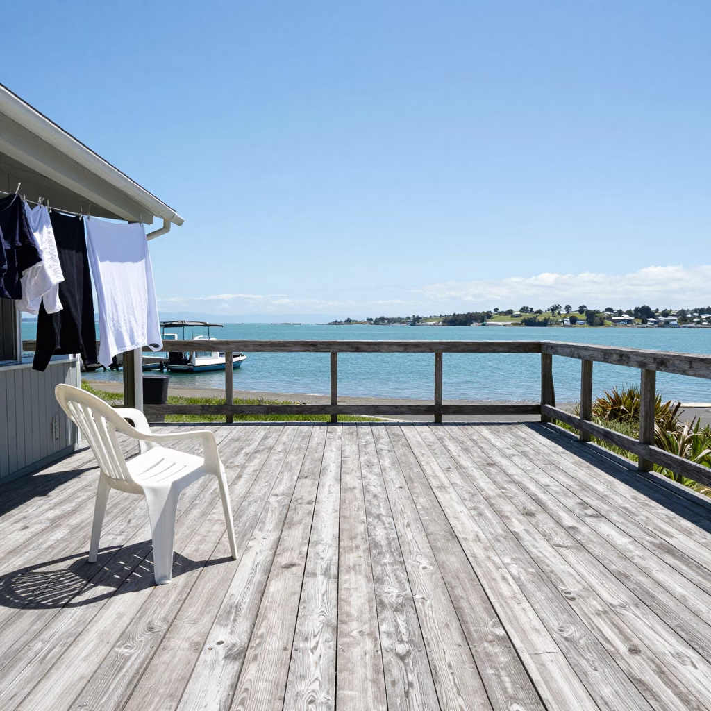 Lived-in Deck in Wellington in in Wellington, New Zealand