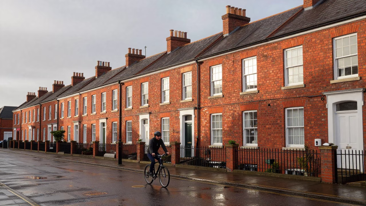 Liverpool Scene UK at The Early Afternoon Light in in Liverpool, United Kingdom
