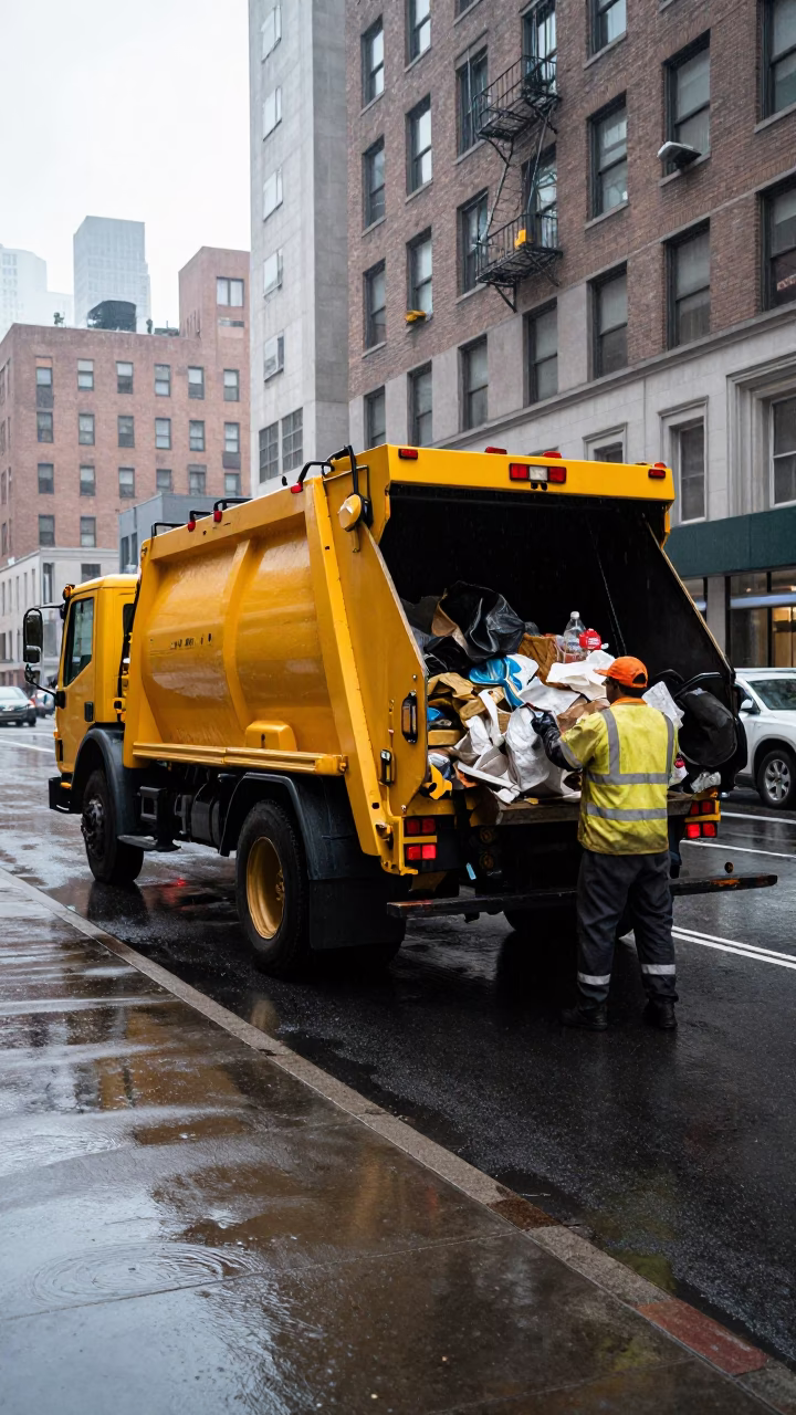 Loading Refuse in New York in in New York, New York, United States
