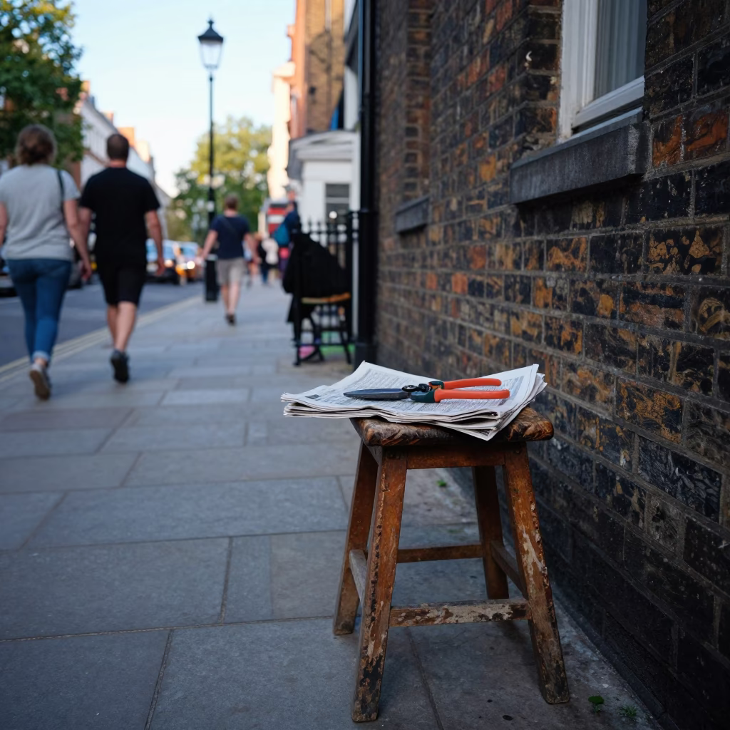 Local Life in London at Evening Light in in London, United Kingdom