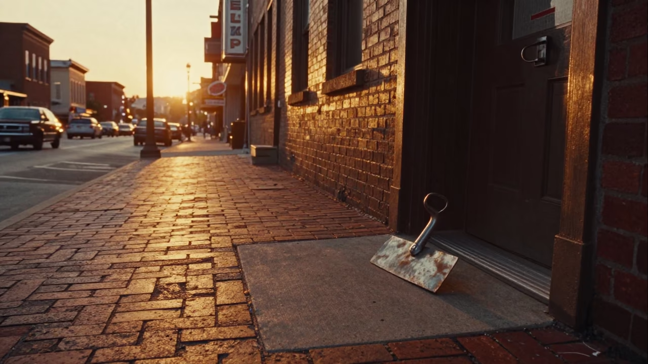 Local Life in Nashville at As The Sun Drops Toward The Horizon in in Nashville, Tennessee, United States