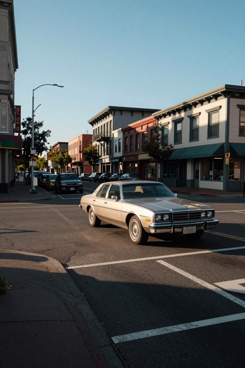 Local Life in Portland at Clear Late-afternoon Light in in Portland, Oregon, United States