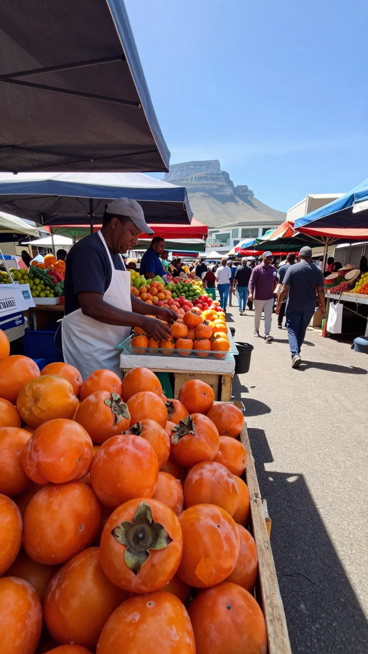 Local Produce at Midday Light in Cape Town in in Cape Town, South Africa