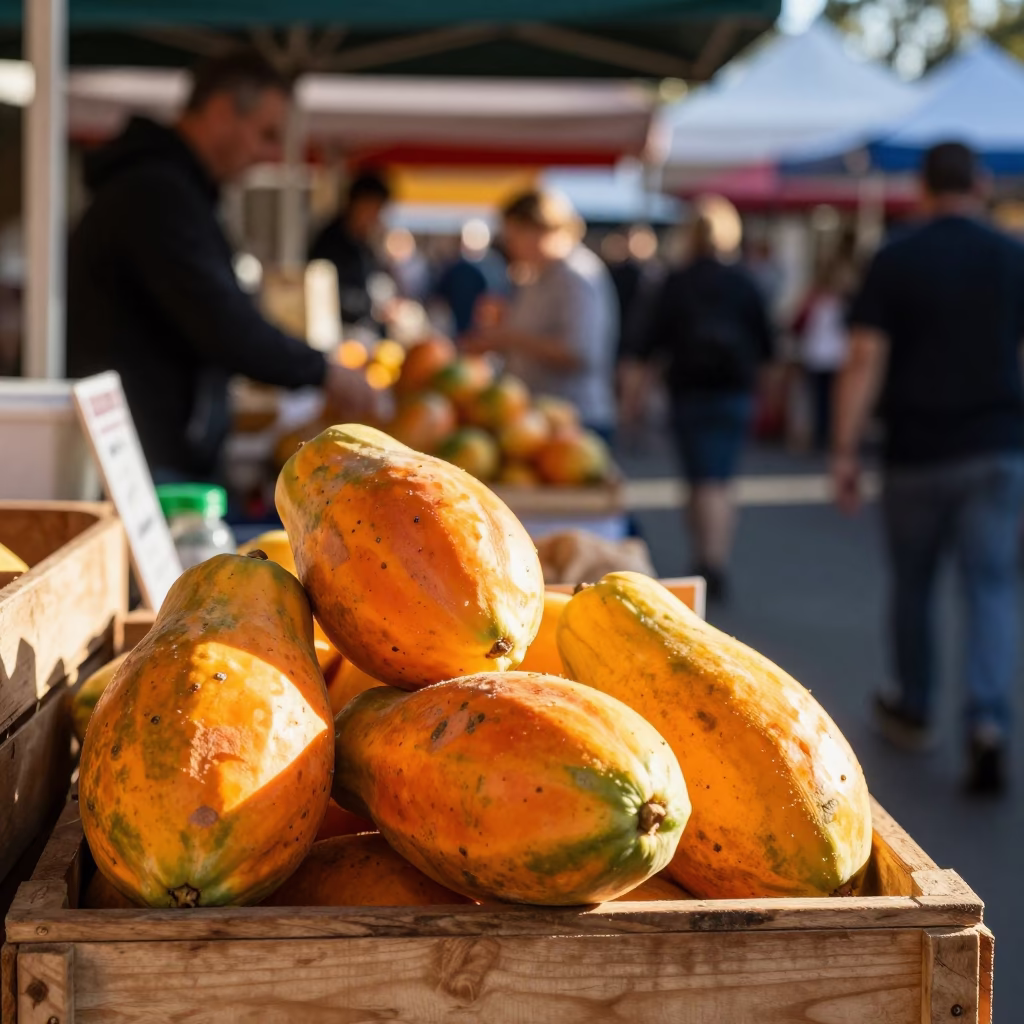 Local Vendors in Adelaide at The Early Afternoon Light in in Adelaide, South Australia, Australia