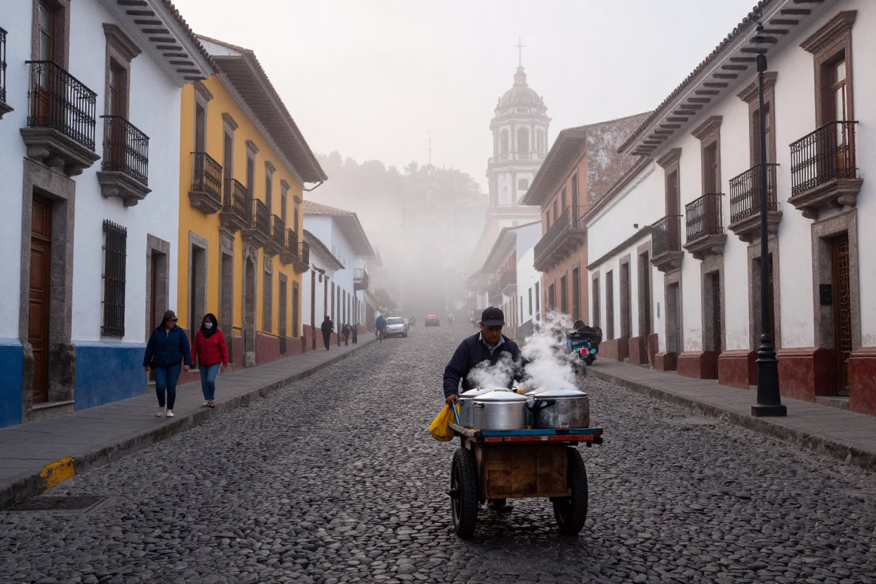 Local Woman in Quito in in Quito, Ecuador