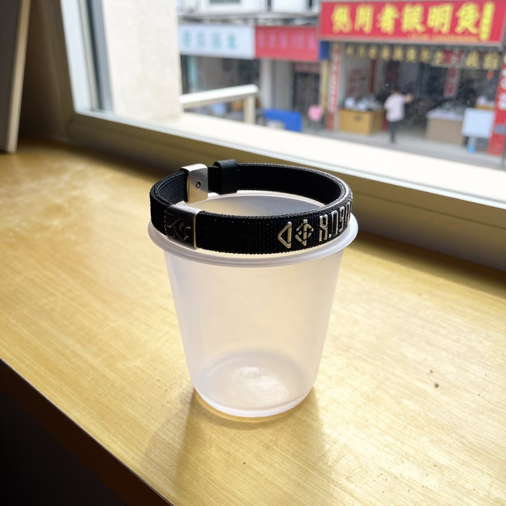 Locker Bracelet Cup on Goldsmith Bench Shenzhen in at a goldsmith bench in a bazaar jewelry lane in Shenzhen