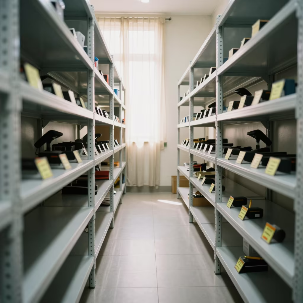 Logistics Shelf After Sunrise Sorting Jodhpur in at a parcel sorting belt near Jodhpur