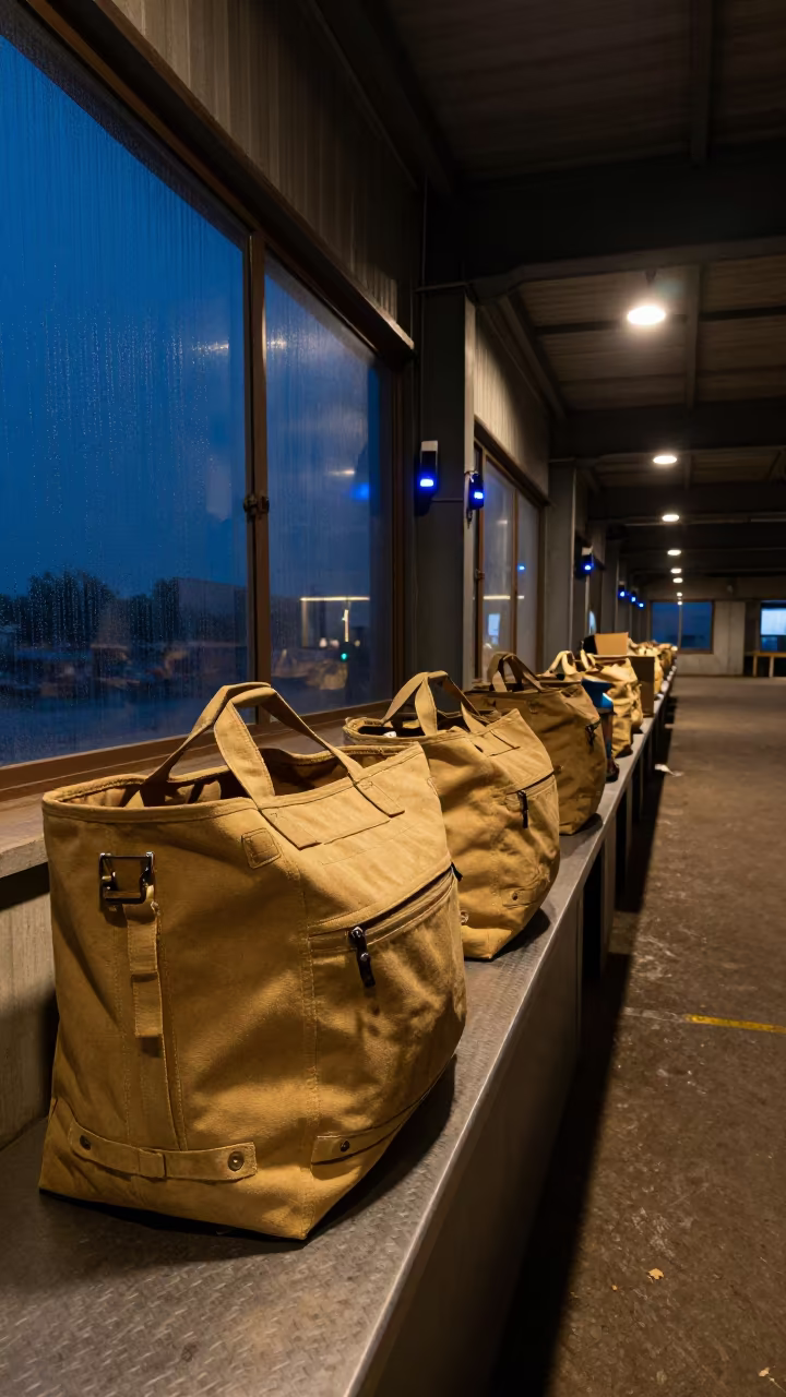 Logistics Tote in Dispatch Office Night Shift in inside a dispatch office above the dock near Mymensingh