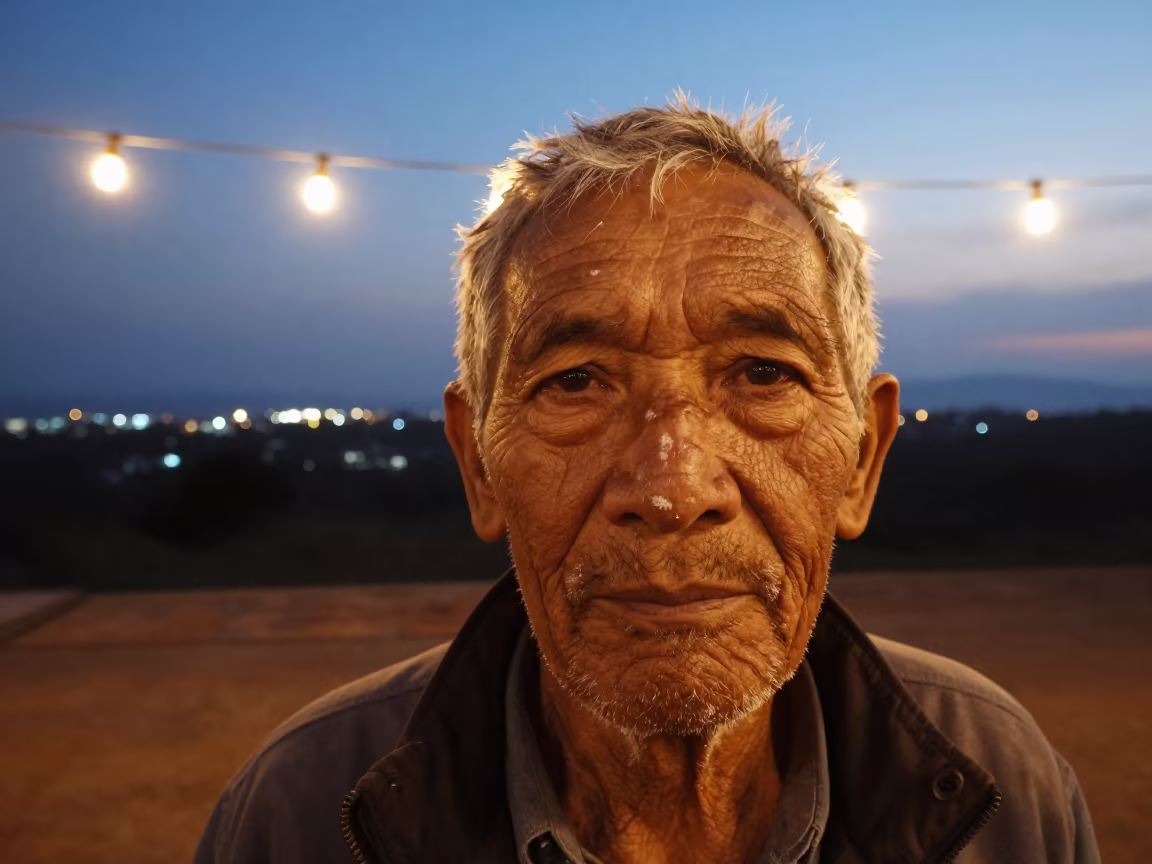 Lombok Mountaineer Frostbite Scars String Lights in in Lombok
