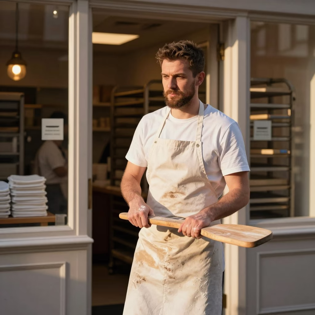 London Baker at Late Afternoon Light in in London, United Kingdom