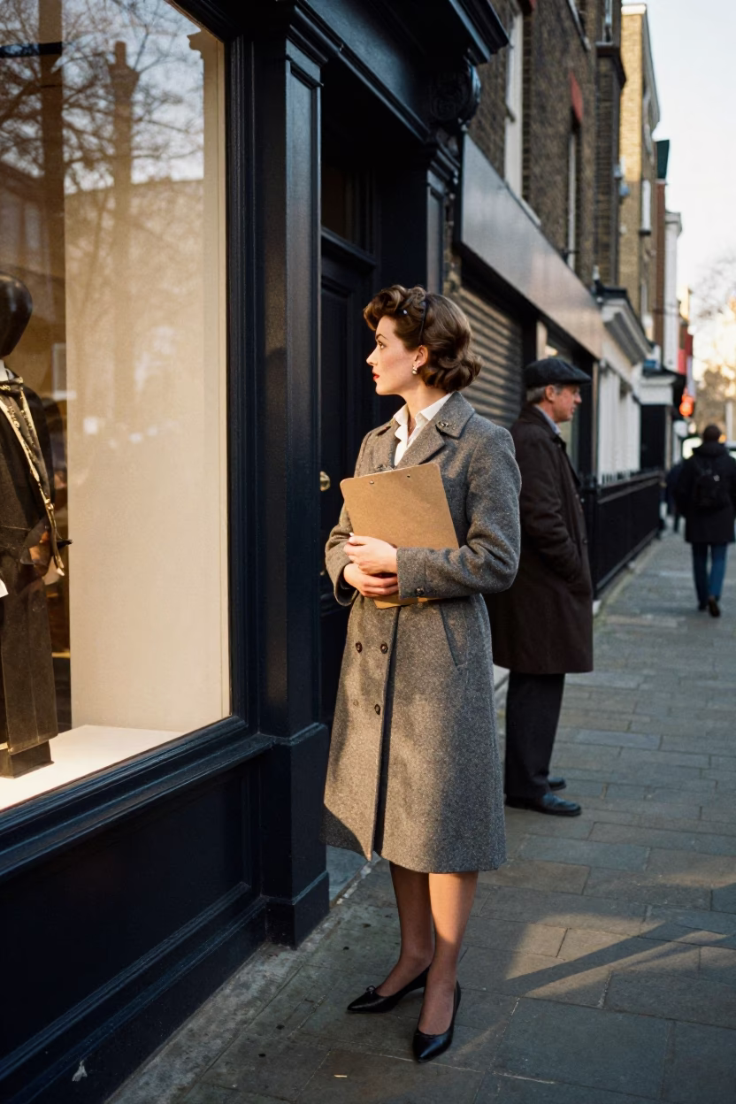 London Street Style at The Early Afternoon Light in in London, United Kingdom