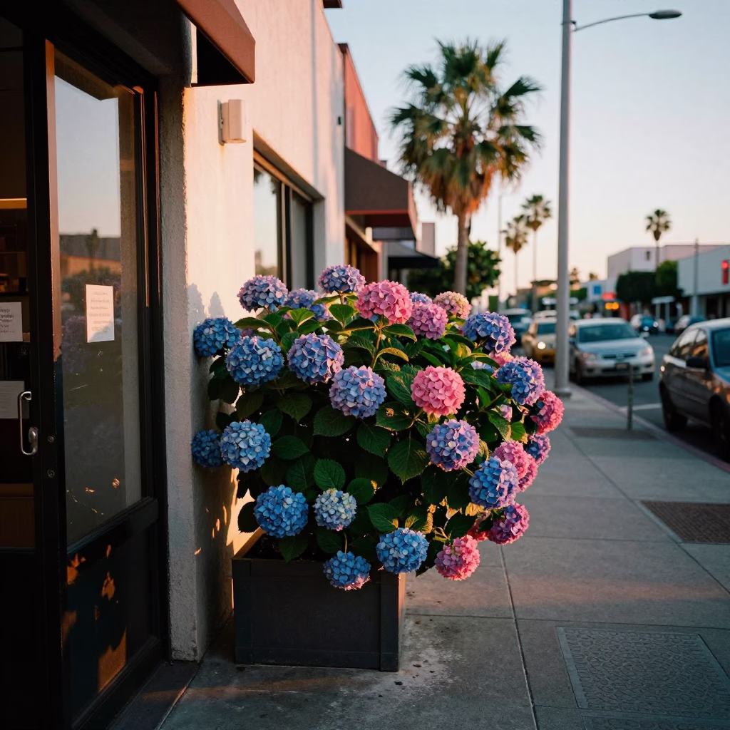Los Angeles Evening Light at Honeyed Evening Light in in Los Angeles, California, United States