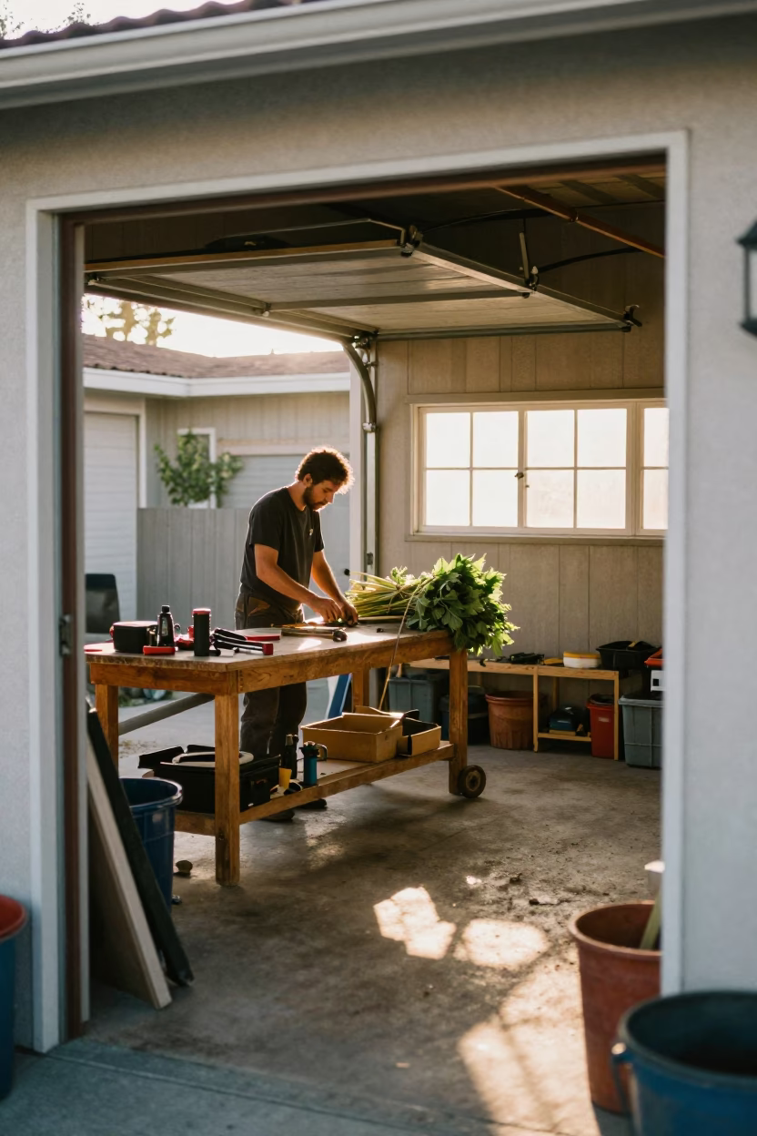 Los Angeles Man Working in in Los Angeles, California, United States