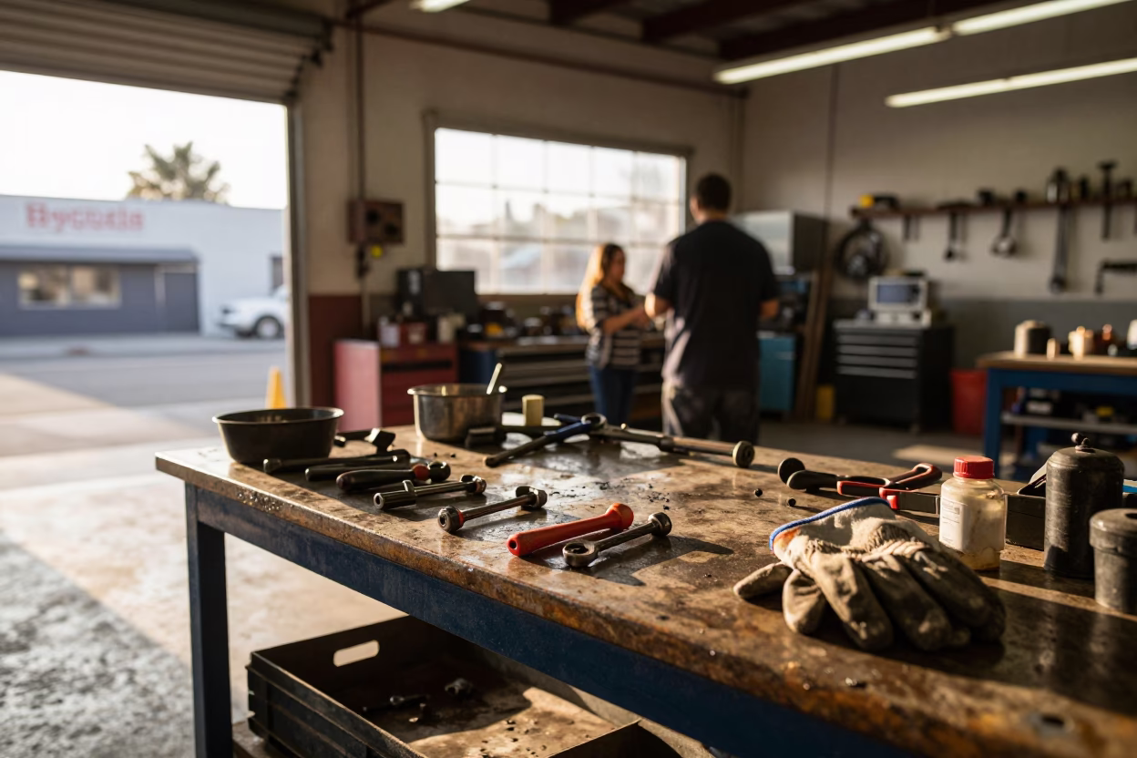 Los Angeles Mechanic’s Workbench in in Los Angeles, California, United States
