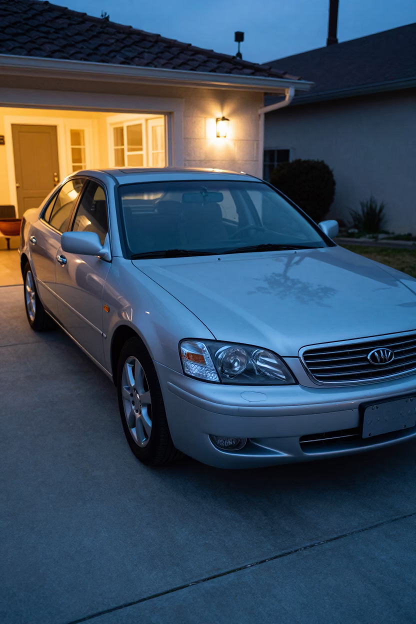 Los Angeles Silver Sedan in in Los Angeles, United States