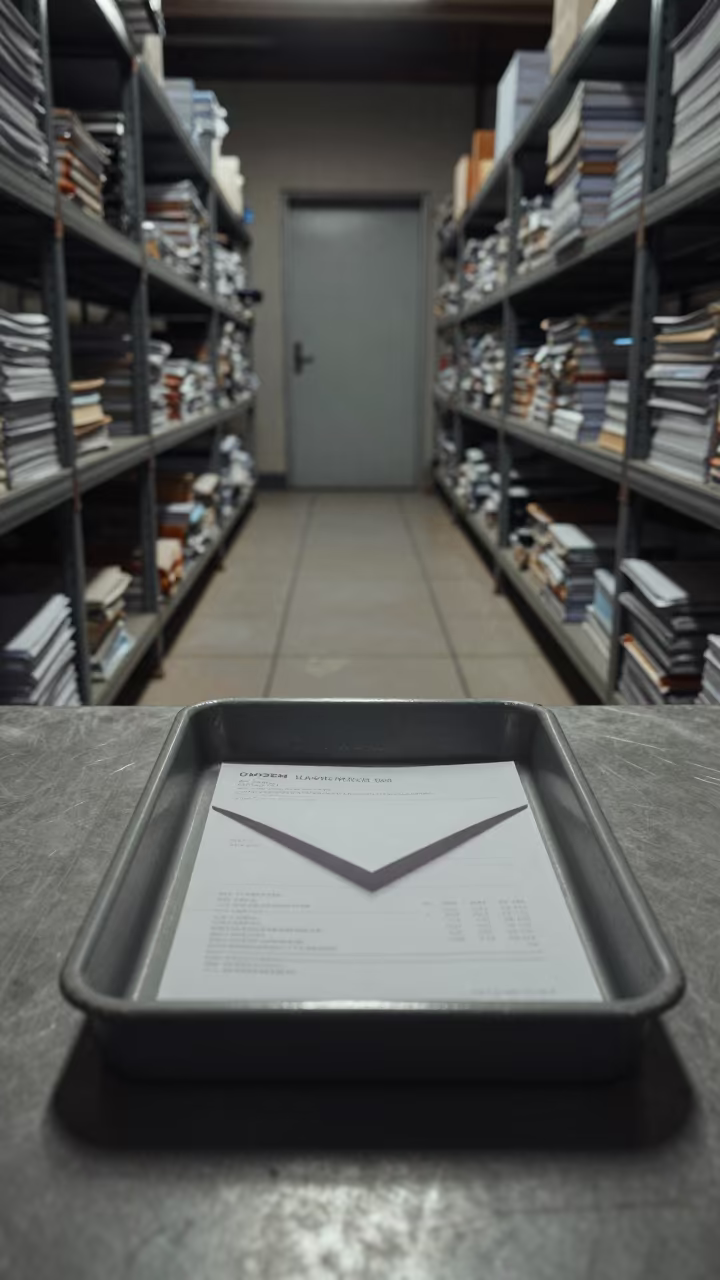 Lumper Receipt Tray in Vellore Bay in inside a chilled distribution bay in Vellore