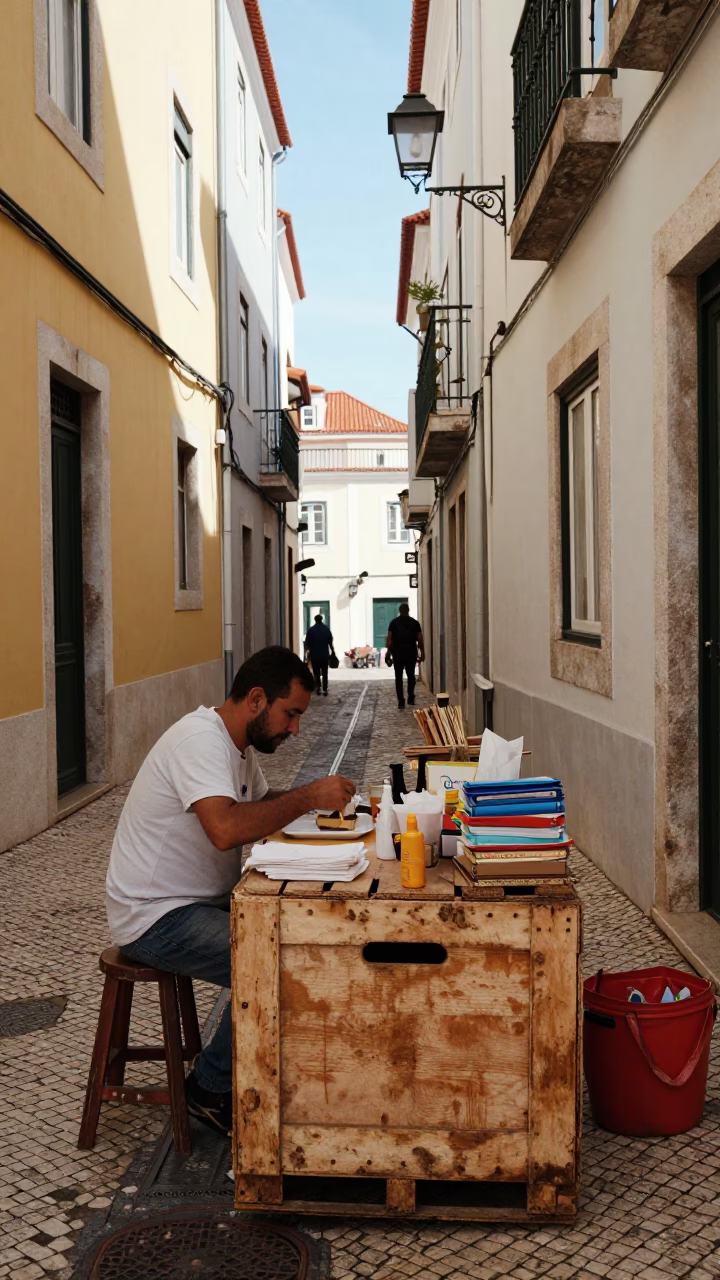 Lunch Break in Lisbon in in Lisbon, Portugal