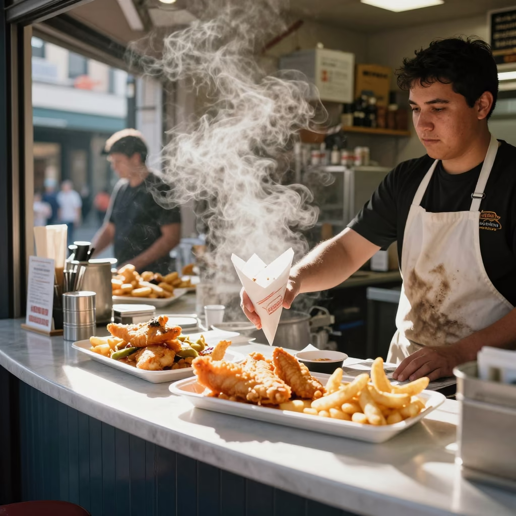 Lunch Rush in Sydney in in Sydney, New South Wales, Australia