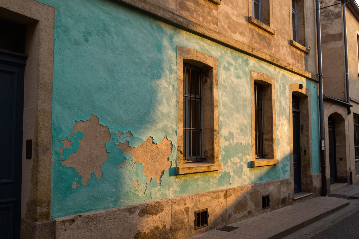 Lyon Evening Light at Honeyed Evening Light in in Lyon, France