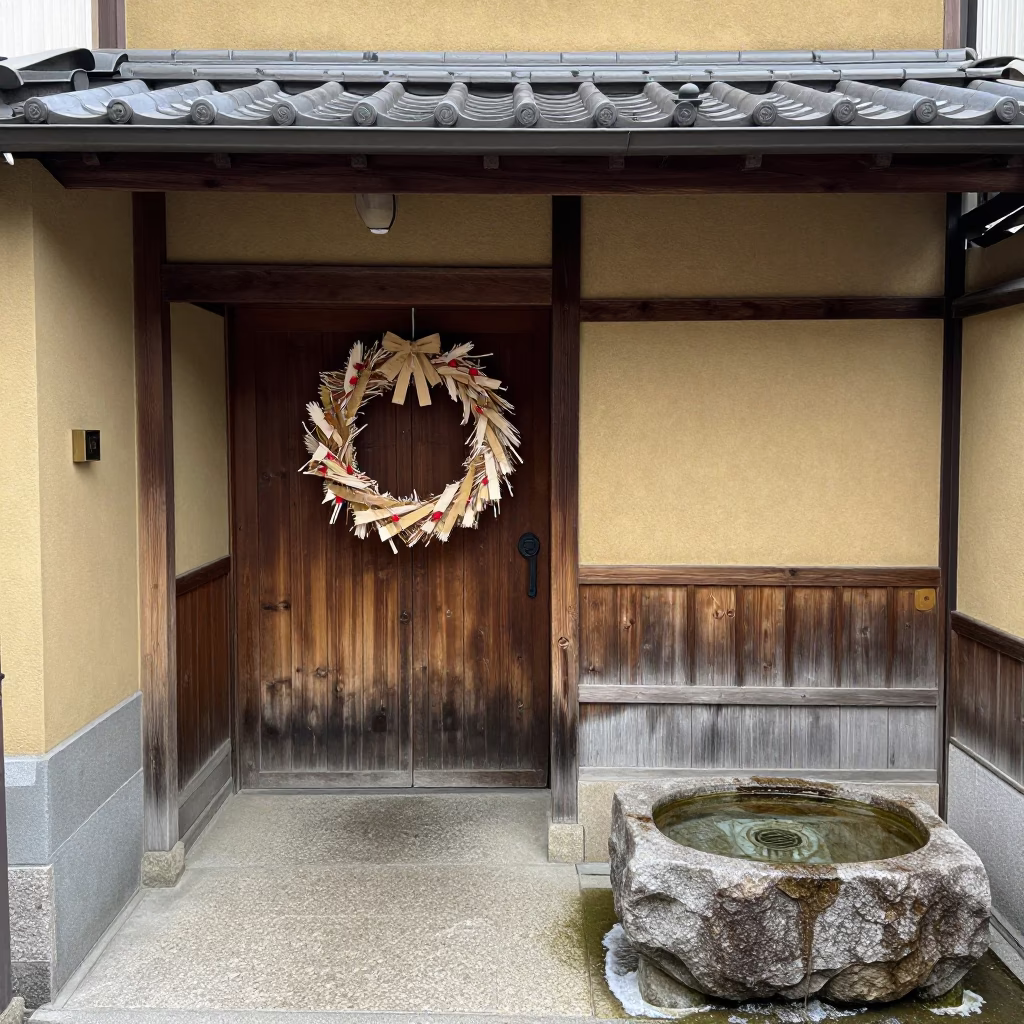 Machaya Entrance in Kyoto in in Kyoto, Japan