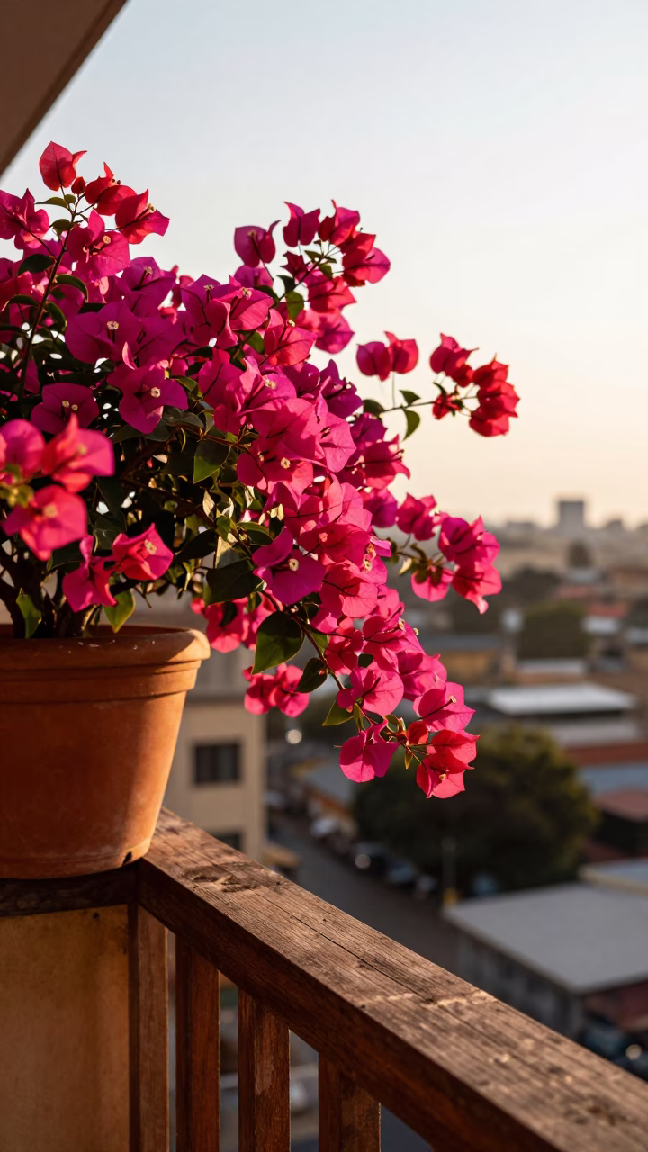 Magenta Bougainvillea in Nairobi in in Nairobi, Kenya