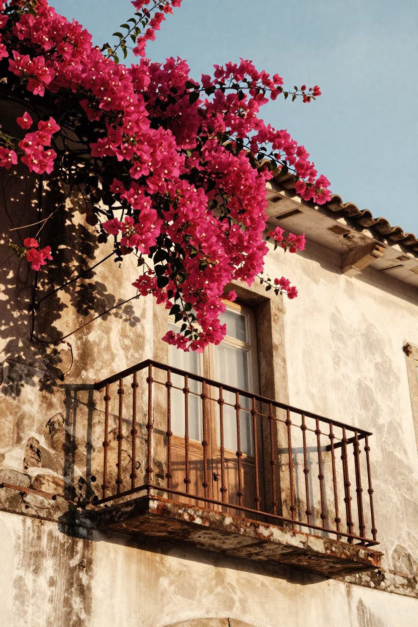 Magenta Bougainvillea in Salvador in in Salvador, Brazil